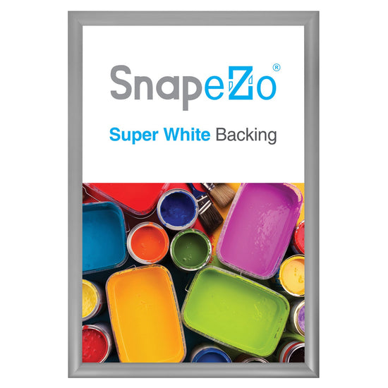 16x24 Silver SnapeZo® Snap Frame - 1.2" Profile
