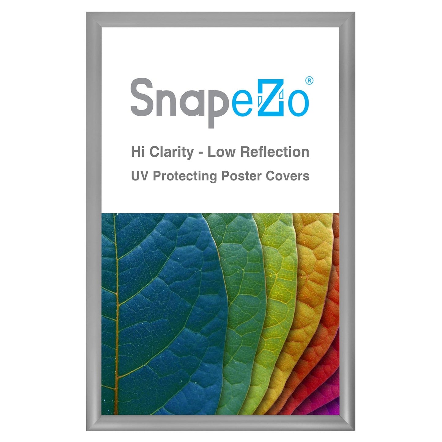 13x21 Silver SnapeZo® Snap Frame - 1.2" Profile