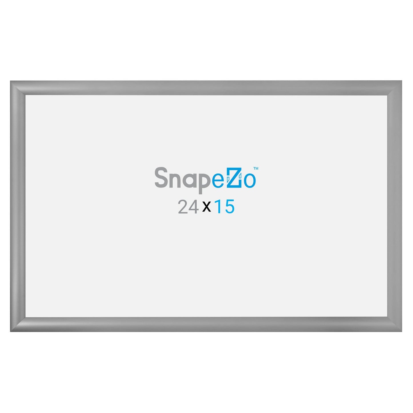 15x24 Silver SnapeZo® Snap Frame - 1.2" Profile