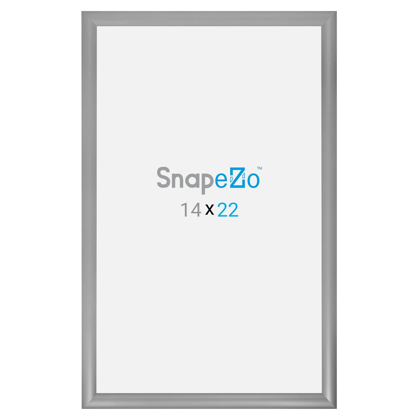 14x22 Silver SnapeZo® Snap Frame - 1.2" Profile