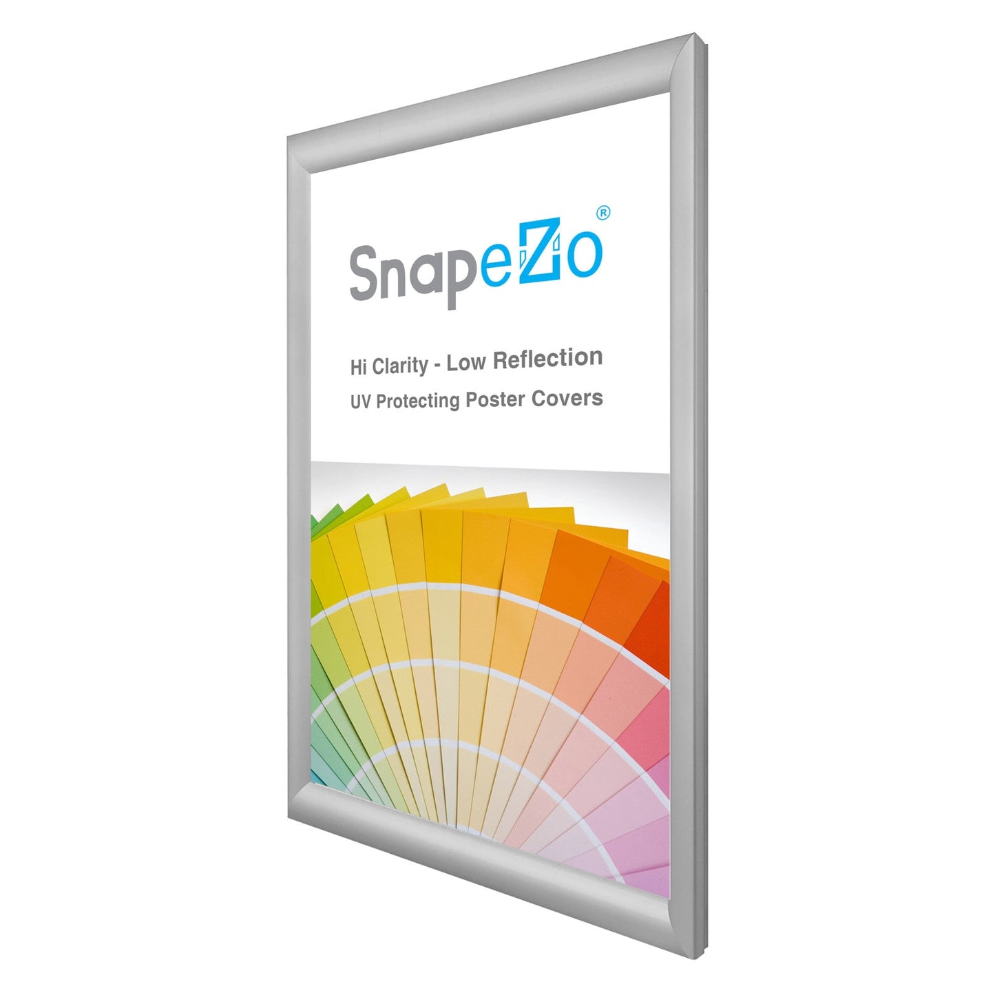 14x24 Silver SnapeZo® Snap Frame - 1.2" Profile