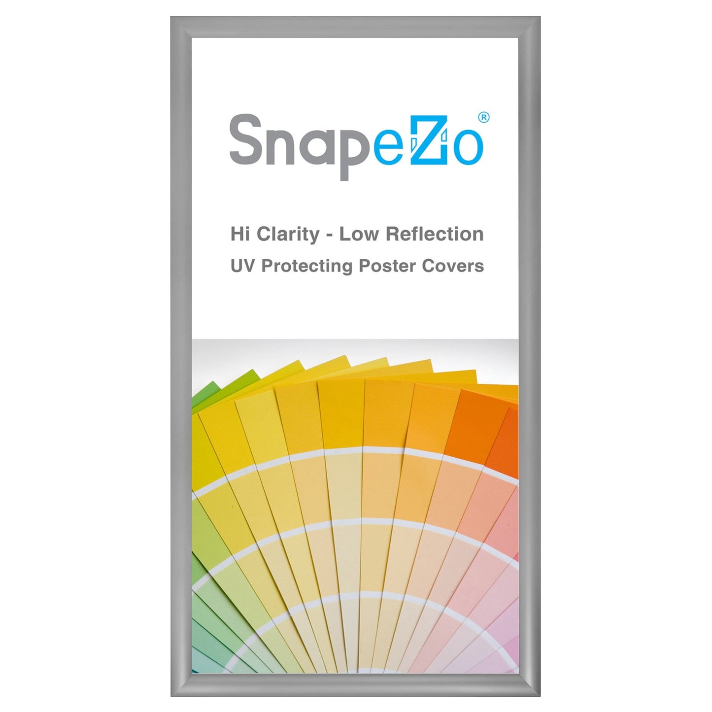 Load image into Gallery viewer, 10x20 Silver SnapeZo® Snap Frame - 1.2&amp;quot; Profile
