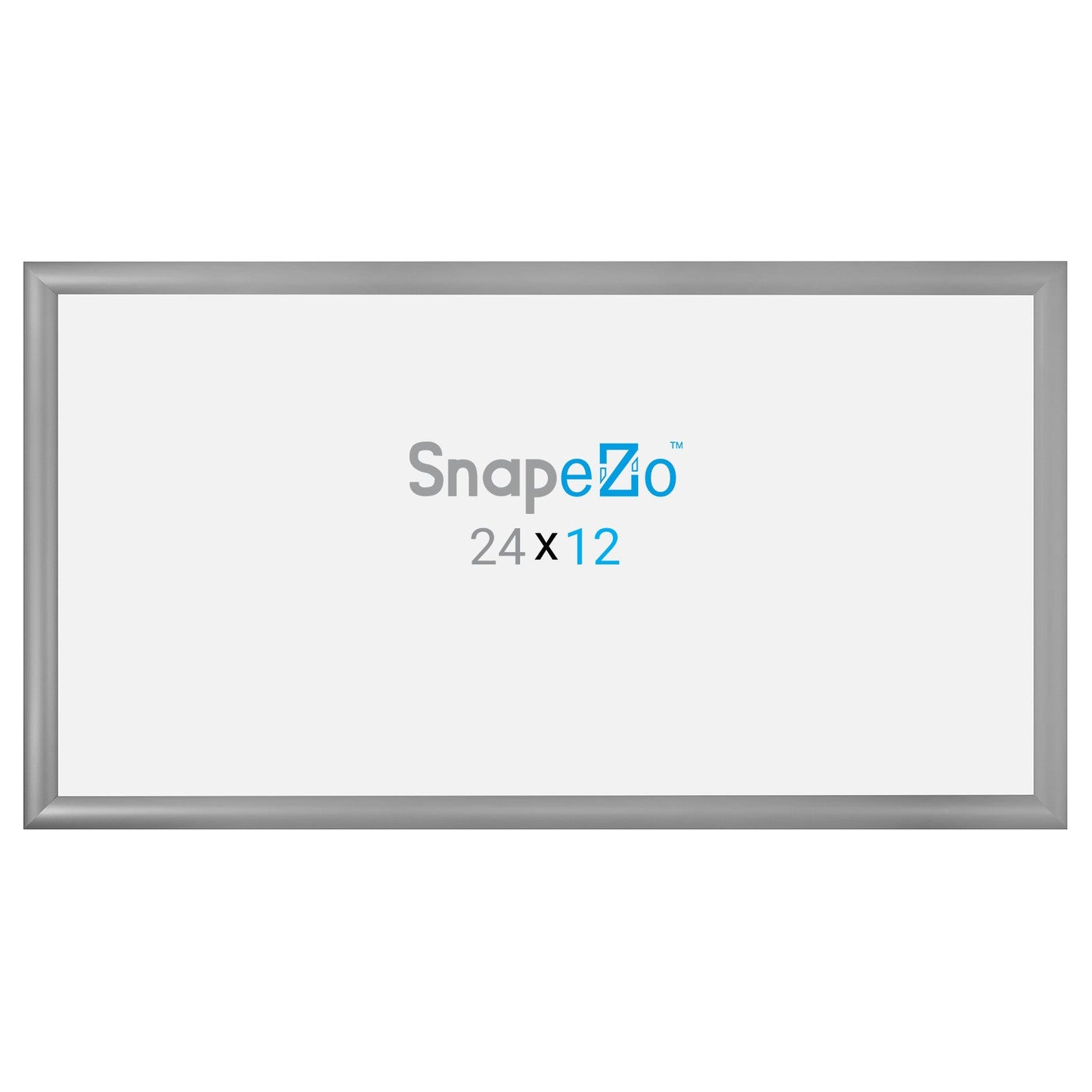 Load image into Gallery viewer, 12x24 Silver SnapeZo® Snap Frame - 1.2&amp;quot; Profile
