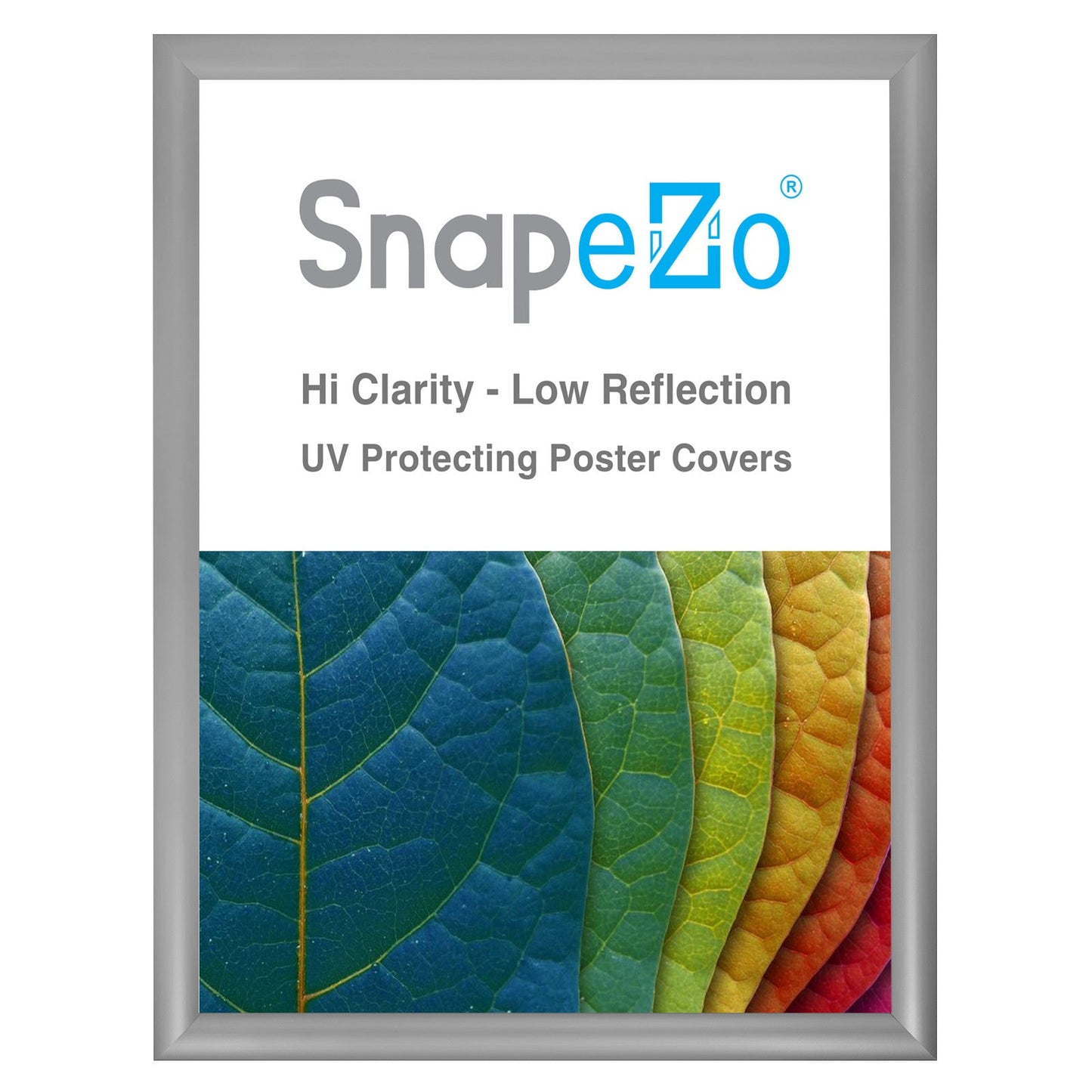 Load image into Gallery viewer, 21x28 Silver SnapeZo® Snap Frame - 1.2&amp;quot; Profile
