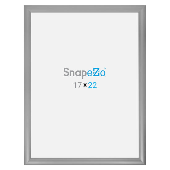 17x22 Silver SnapeZo® Snap Frame - 1.2" Profile