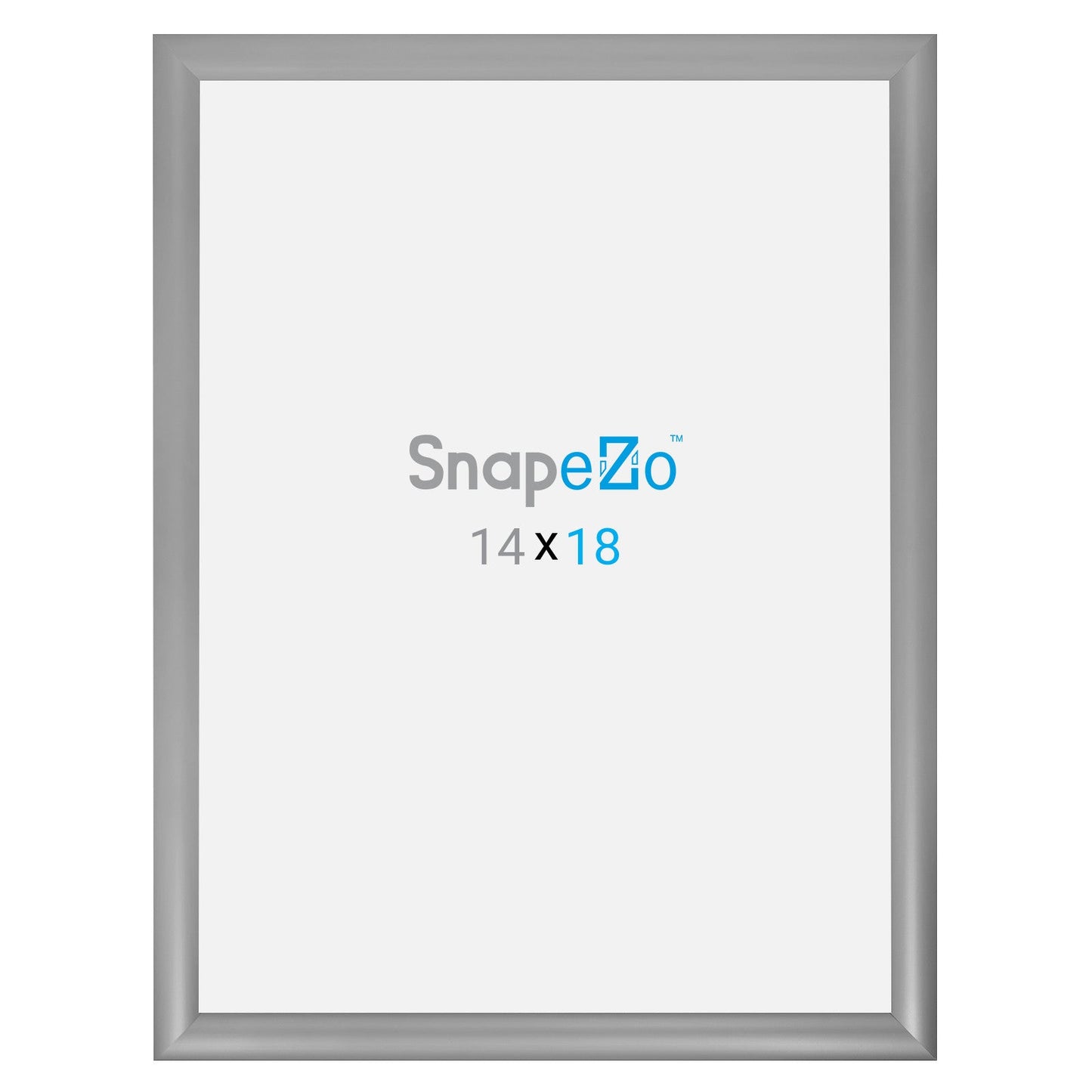 14x18 Silver SnapeZo® Snap Frame - 1.2" Profile