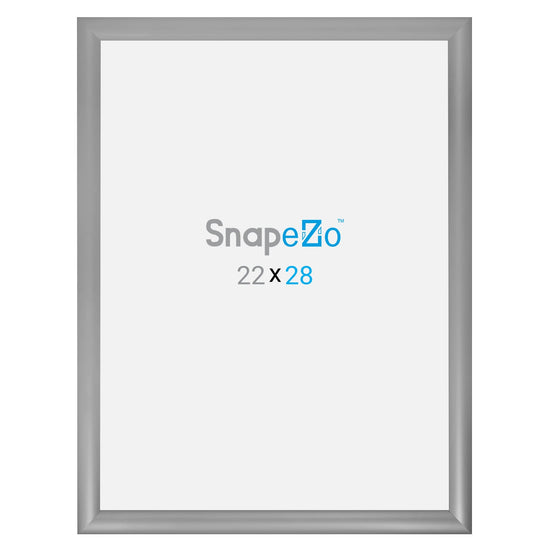 22x28 Silver SnapeZo® Snap Frame - 1.2" Profile