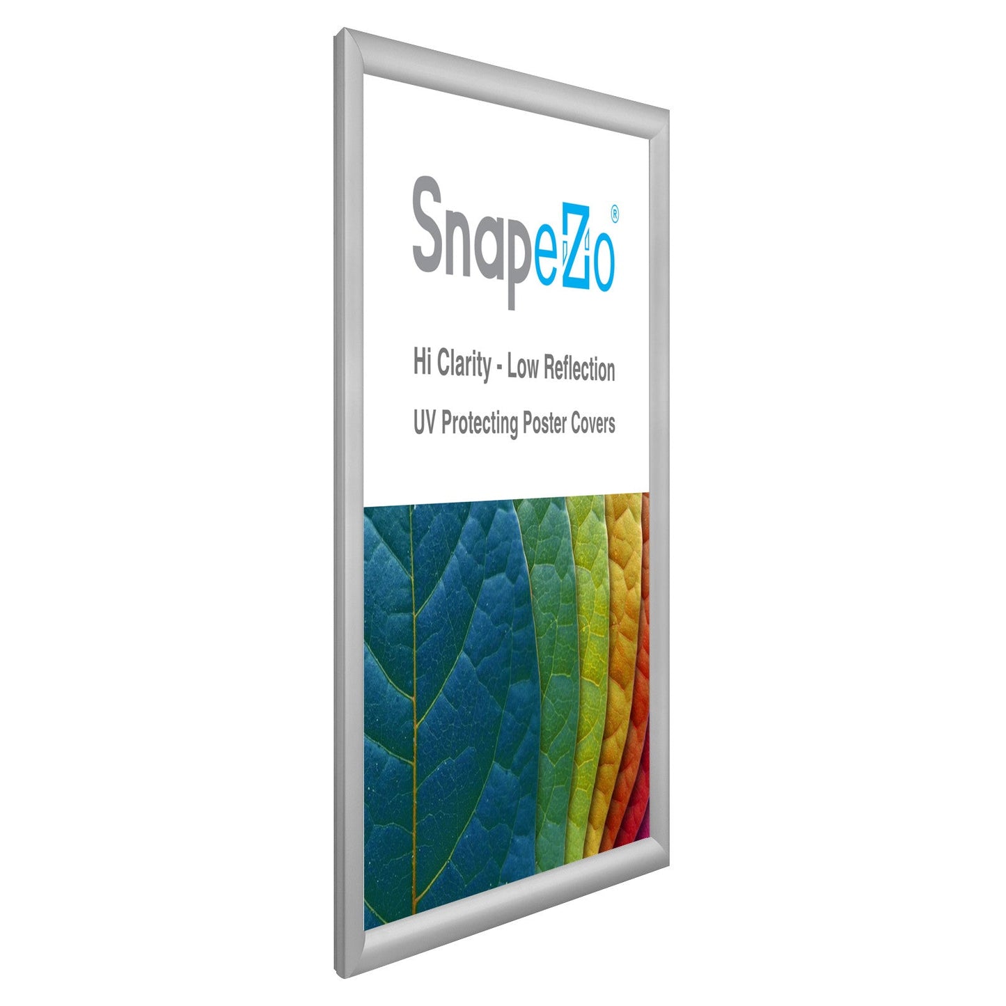 Load image into Gallery viewer, 19x24 Silver SnapeZo® Snap Frame - 1.2&amp;quot; Profile
