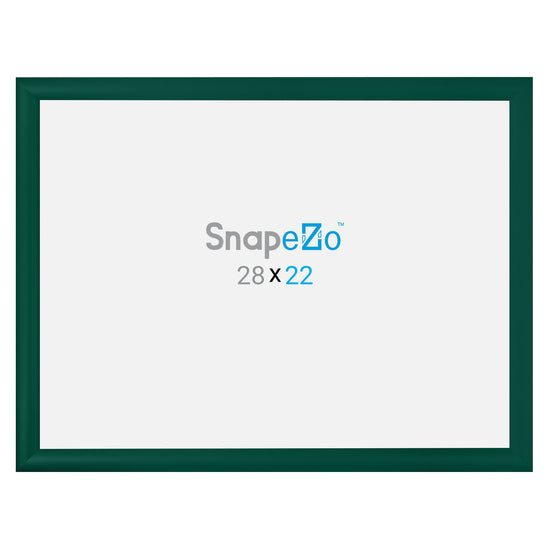 Load image into Gallery viewer, 22x28 Green SnapeZo® Snap Frame - 1.2&amp;quot; Profile
