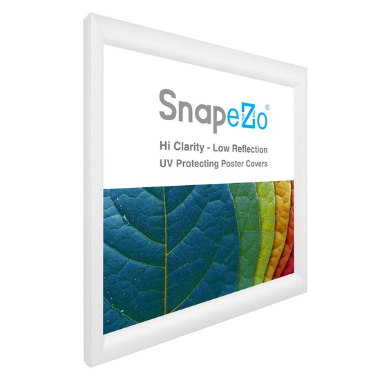 Load image into Gallery viewer, 24x24 White SnapeZo® Snap Frame - 1.2&amp;quot; Profile
