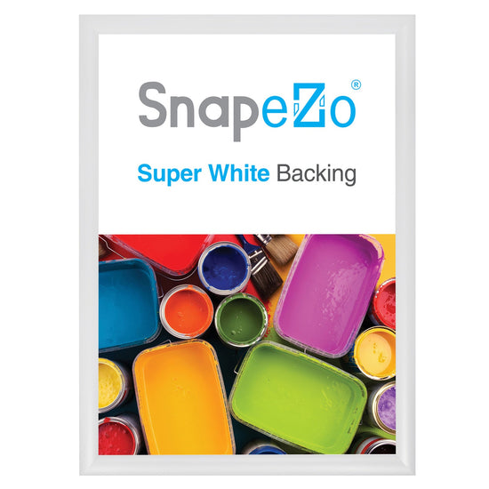 Load image into Gallery viewer, 17x23 White SnapeZo® Snap Frame - 1.2&amp;quot; Profile
