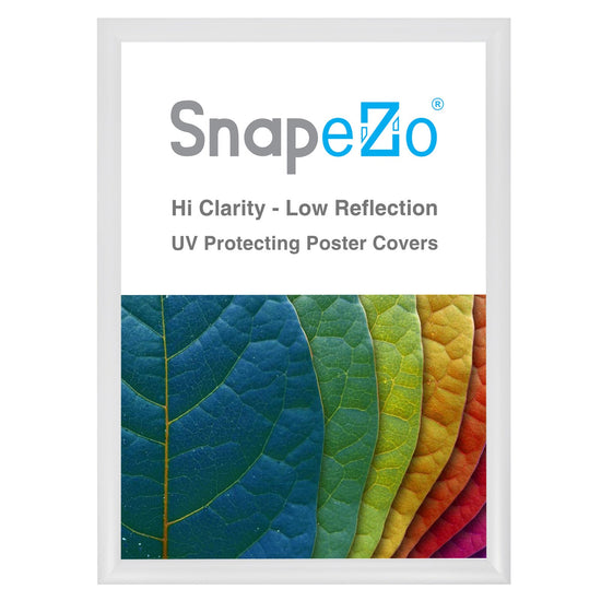 19x27 White SnapeZo® Snap Frame - 1.2" Profile