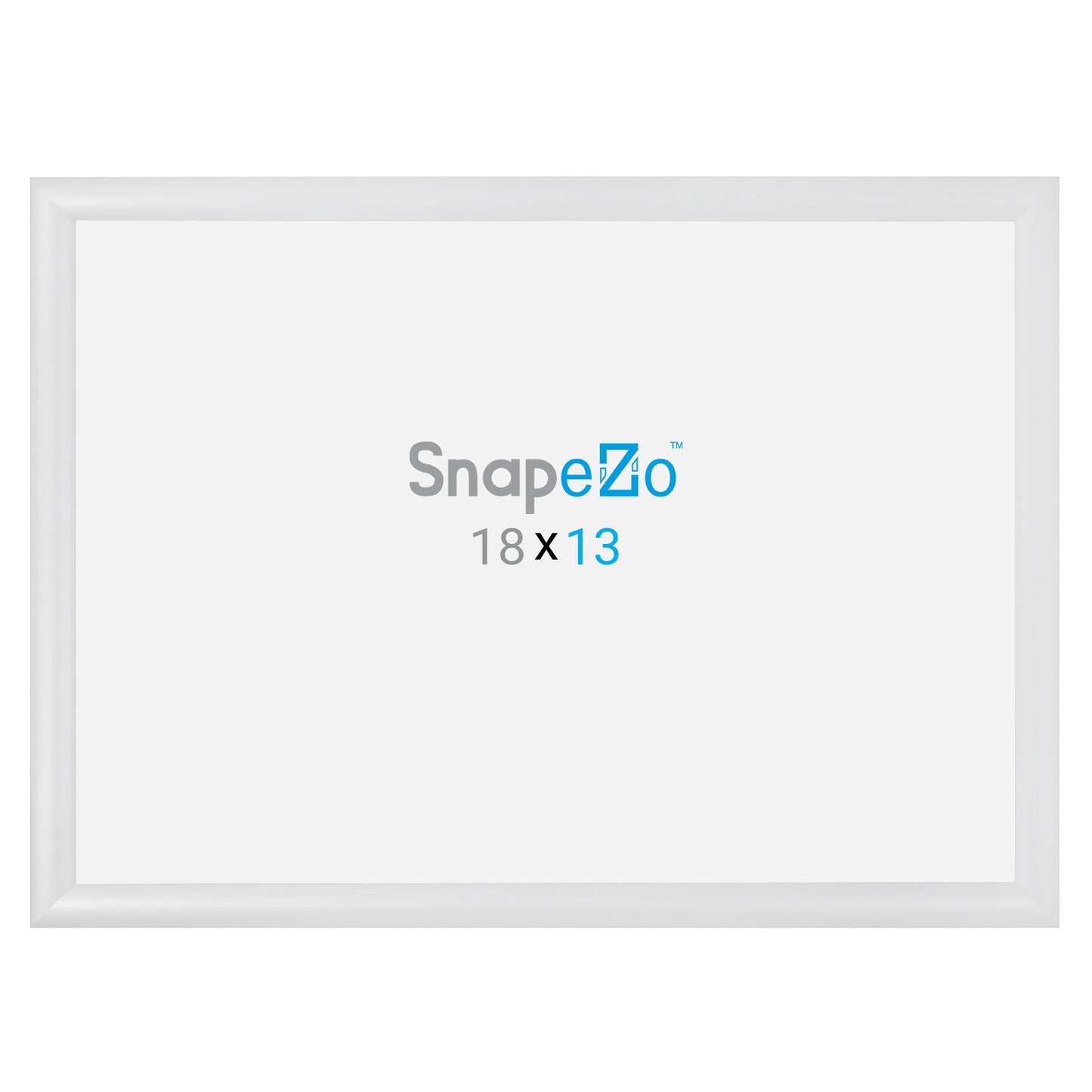 13x18 White SnapeZo® Snap Frame - 1.2" Profile