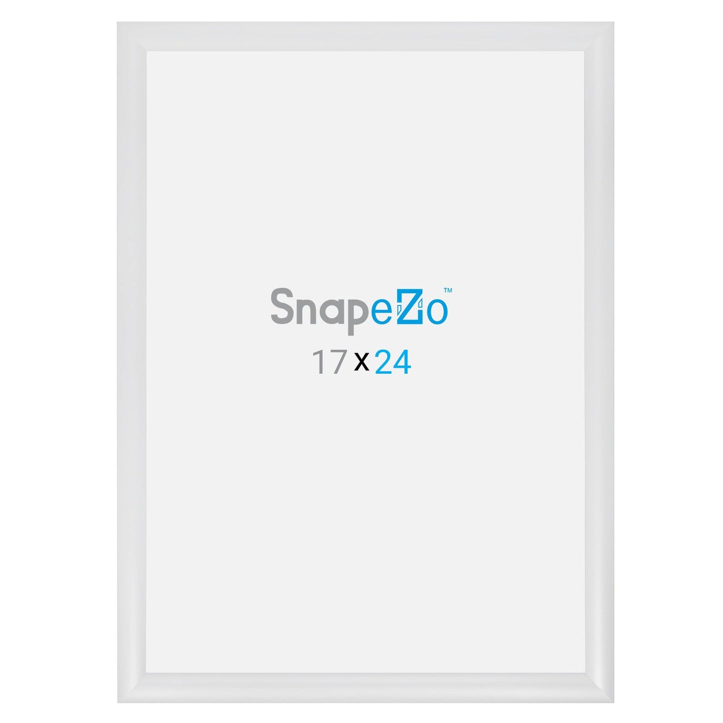17x24 White SnapeZo® Snap Frame - 1.2" Profile