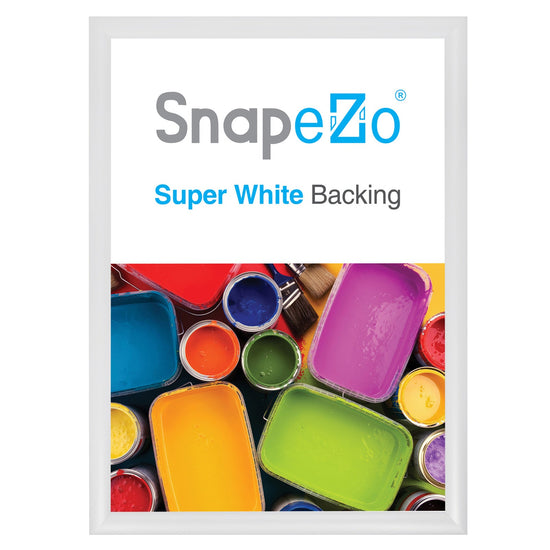 13x18 White SnapeZo® Snap Frame - 1.2" Profile