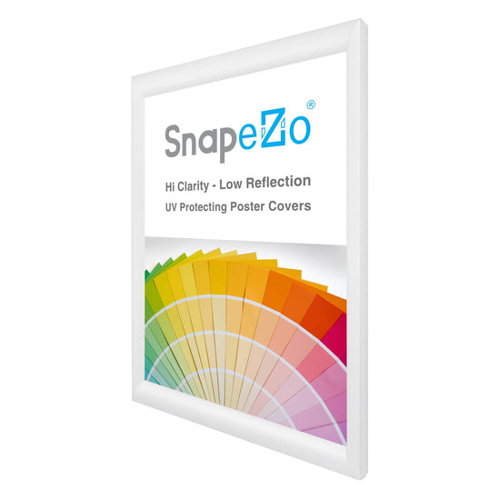 A2 White SnapeZo® Snap Frame - 1.2" Profile