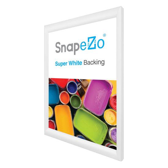 17x24 White SnapeZo® Snap Frame - 1.2" Profile