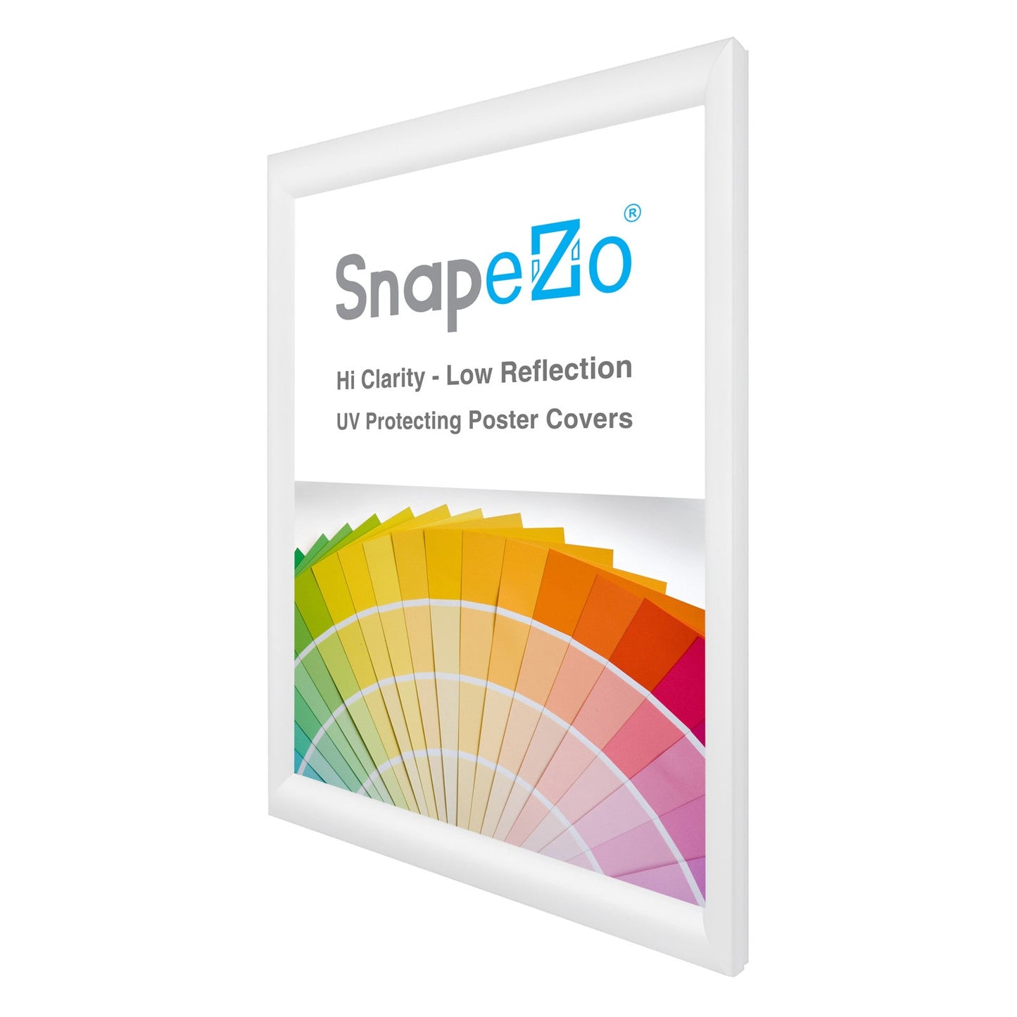 19x27 White SnapeZo® Snap Frame - 1.2" Profile