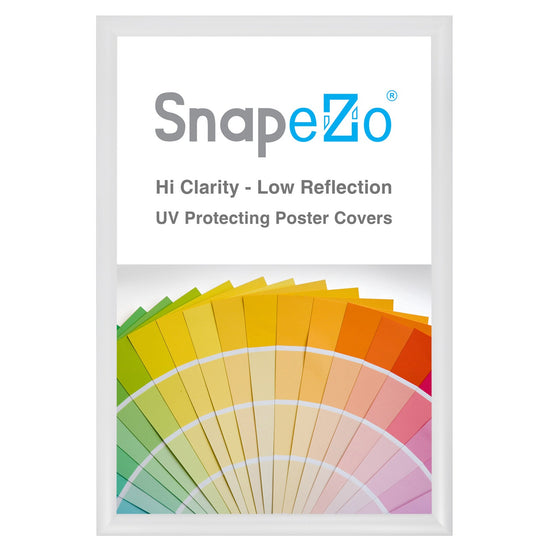 16x24 White SnapeZo® Snap Frame - 1.2" Profile