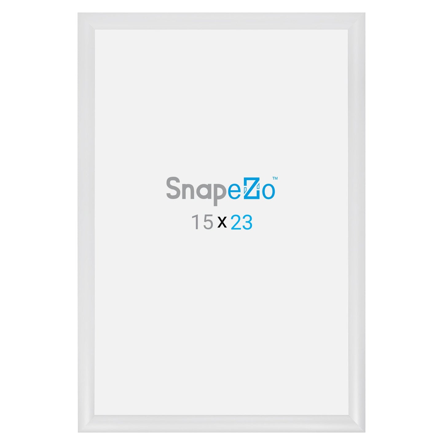 Load image into Gallery viewer, 15x23 White SnapeZo® Snap Frame - 1.2&amp;quot; Profile
