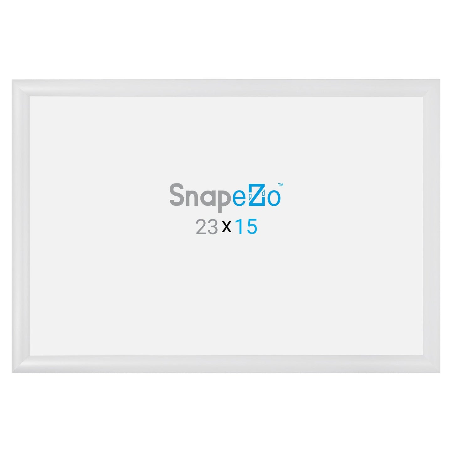 Load image into Gallery viewer, 15x23 White SnapeZo® Snap Frame - 1.2&amp;quot; Profile
