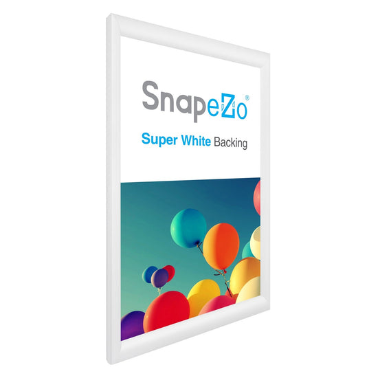 13x21 White SnapeZo® Snap Frame - 1.2" Profile