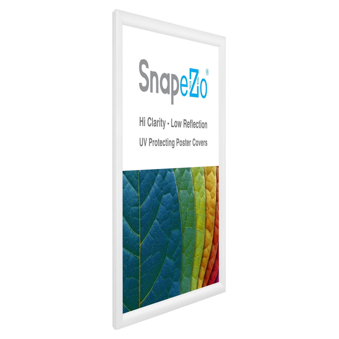 Load image into Gallery viewer, 12x16 White SnapeZo® Snap Frame - 1.2&amp;quot; Profile
