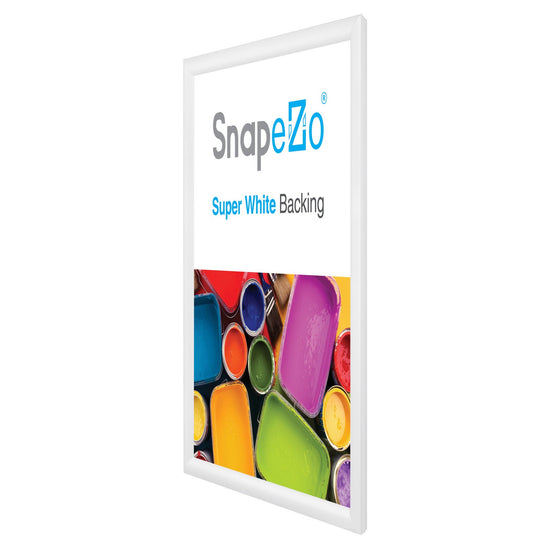 Load image into Gallery viewer, 12x16 White SnapeZo® Snap Frame - 1.2&amp;quot; Profile
