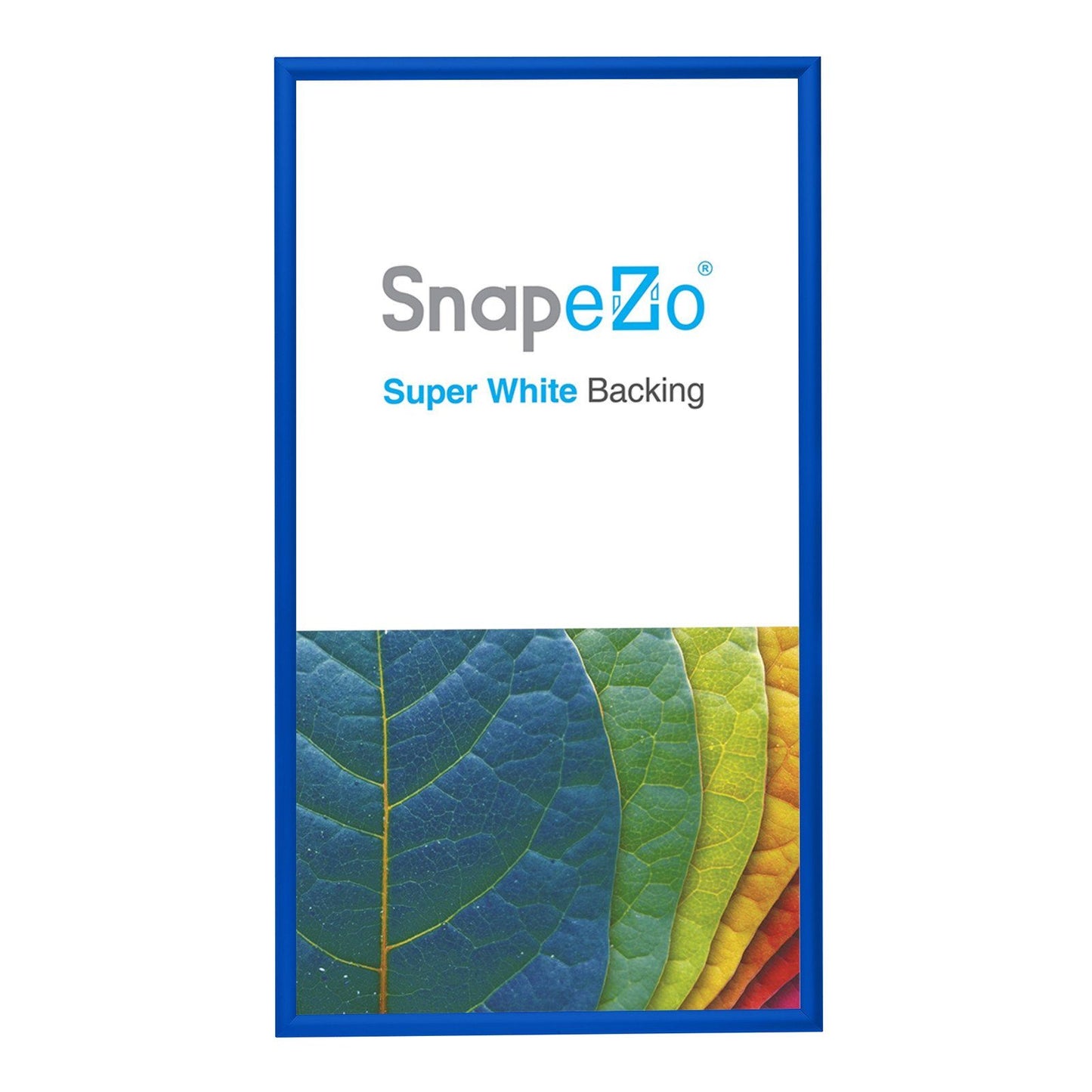 19x36 Blue SnapeZo® Snap Frame - 1.2 Inch Profile