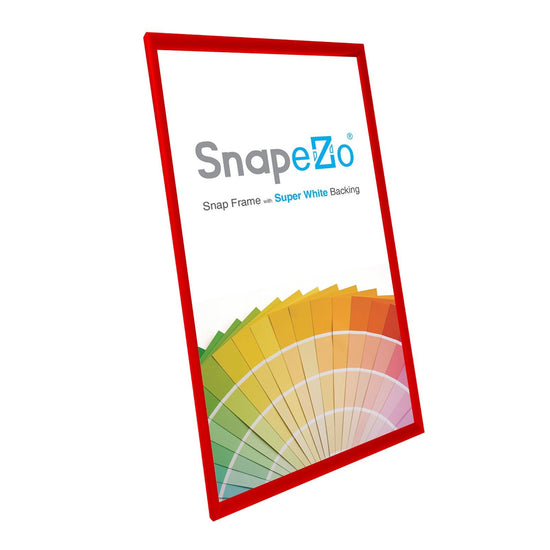 19x36 Red SnapeZo® Snap Frame - 1.2 Inch Profile