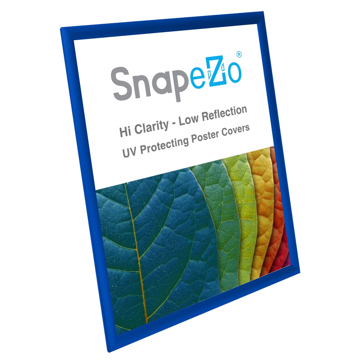 Load image into Gallery viewer, Blue SnapeZo® snap frame poster size 22X28 - 1 inch profile
