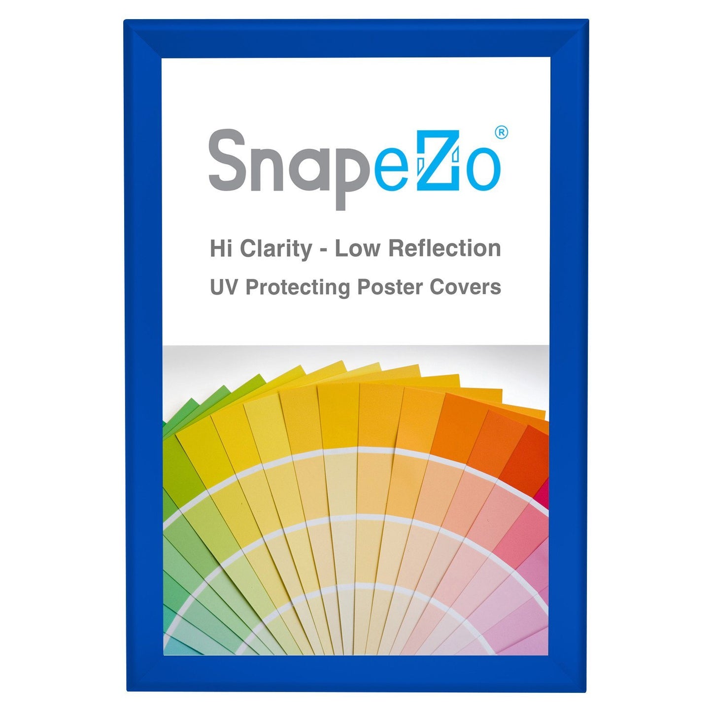 32x48 Blue SnapeZo® Snap Frame - 1.7" Profile