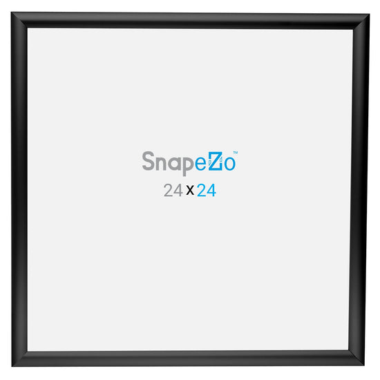 24x24 Black SnapeZo® Snap Frame - 1" Profile