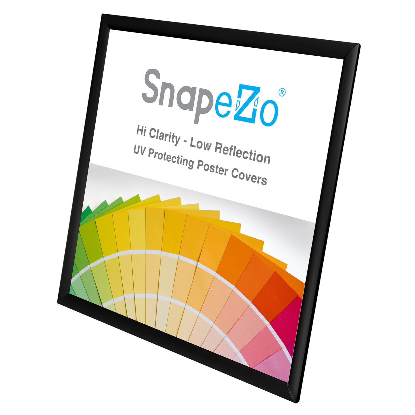 24x24 Black SnapeZo® Snap Frame - 1" Profile