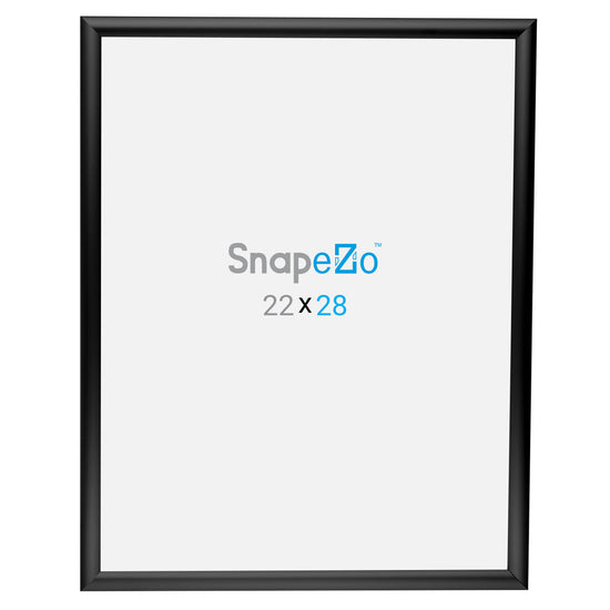 Twin-Pack of Snapezo® Black 22x28 Poster Frame - 1" Profile