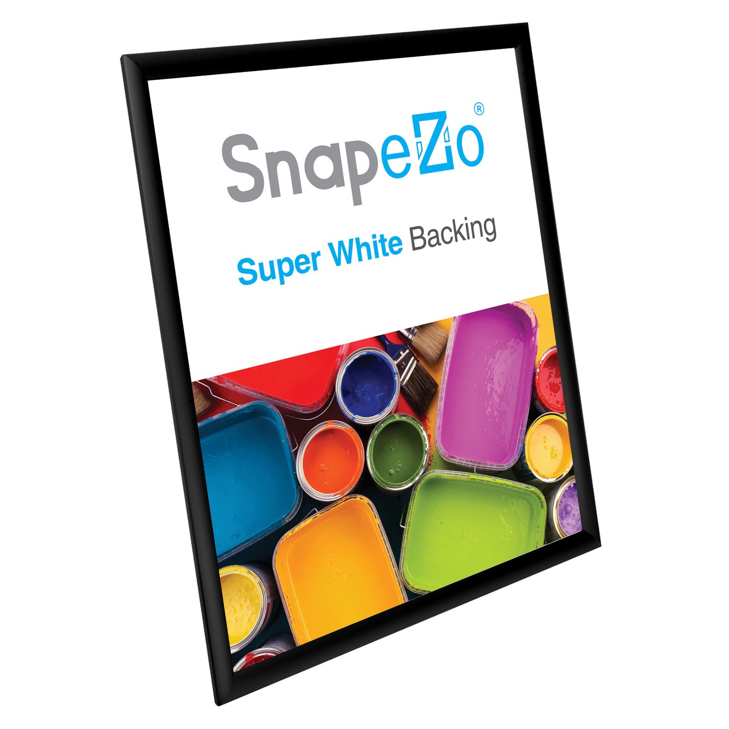 Twin-Pack of Snapezo® Black 18x24 Poster Frame - 1" Profile