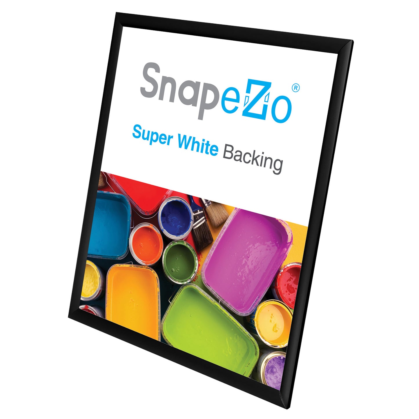 Twin-Pack of Snapezo® Black 18x24 Poster Frame - 1" Profile