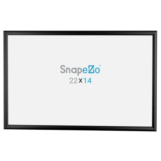14x22 Black SnapeZo® Snap Frame - 1" Profile