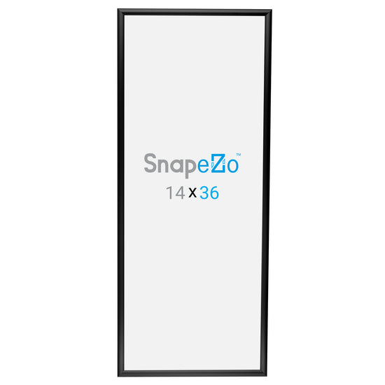 10 Case Pack of Snapezo® of Black 14x36 Poster Frame - 1" Profile