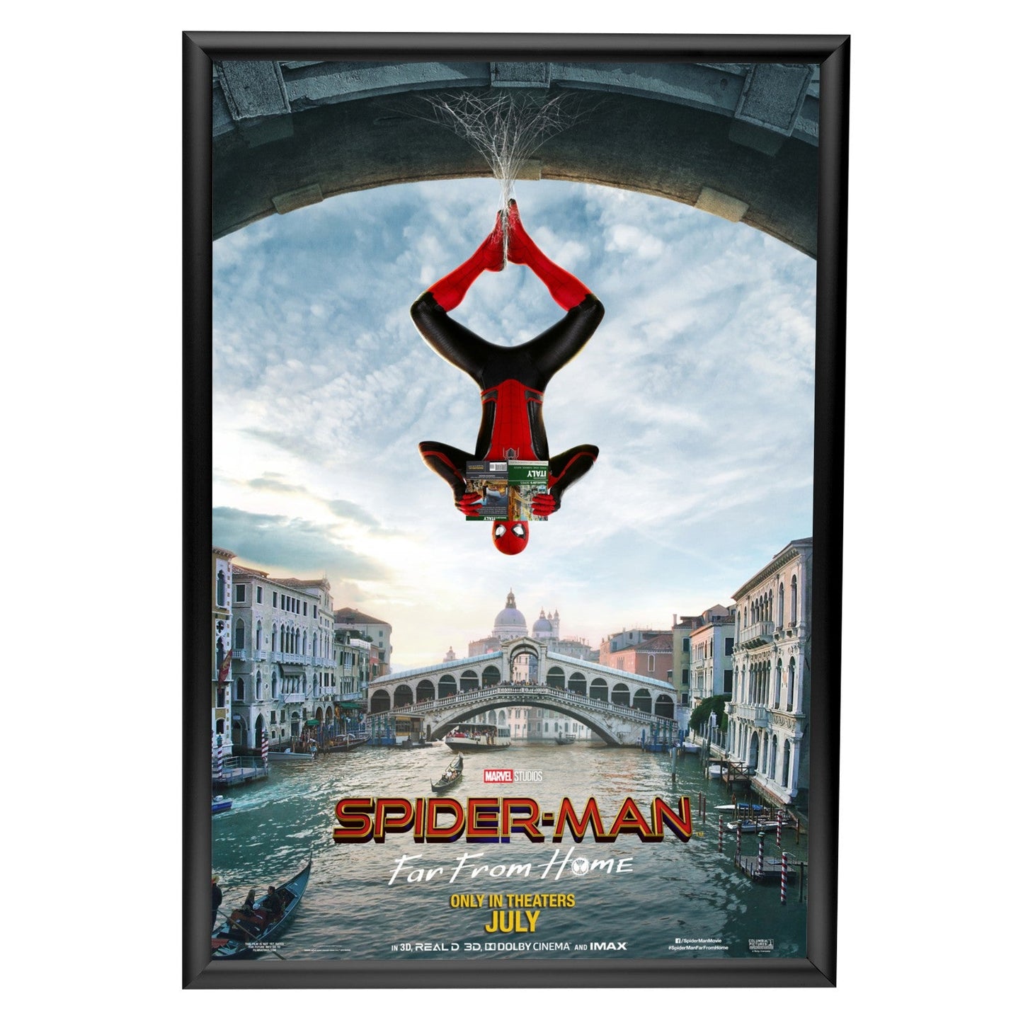 THE AMAZING SPIDER-MAN - 11x17 Framed Movie Poster