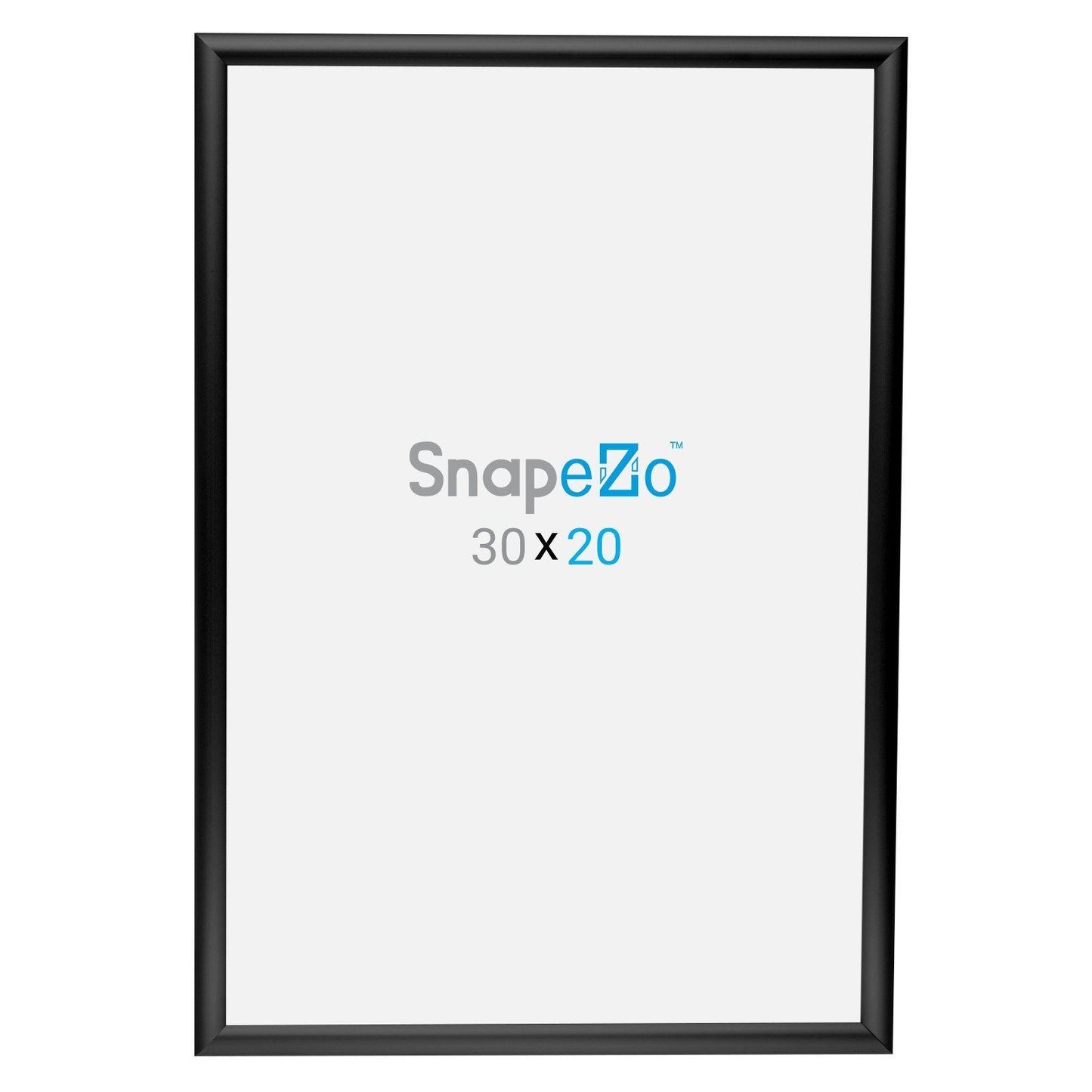 20x30 Black SnapeZo® Snap Frame - 1 Inch Profile