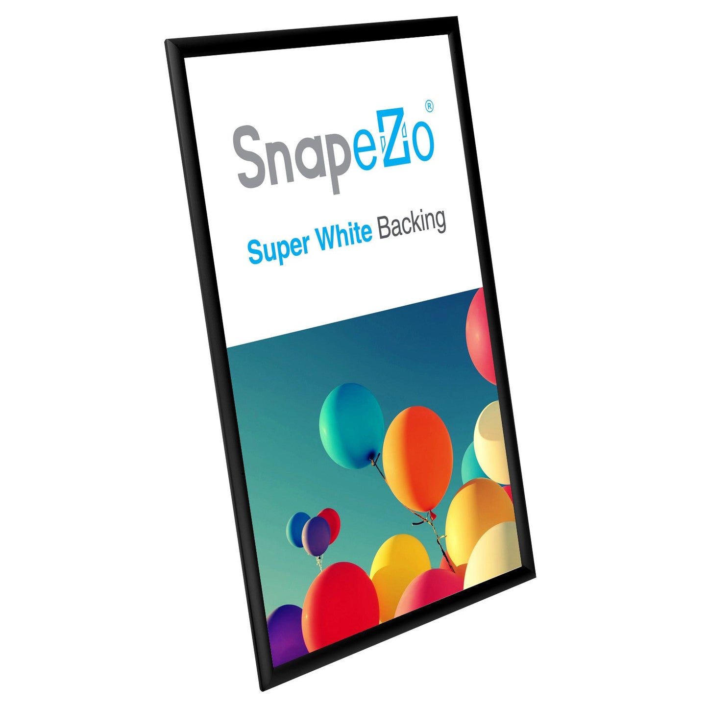 12x18 Black SnapeZo® Snap Frame - 1" Profile