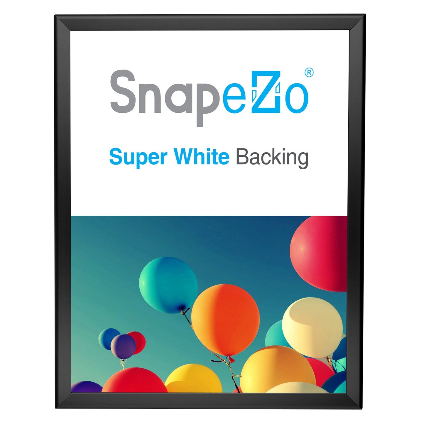 18x24 Black SnapeZo® Snap Frame - 1.25" Profile