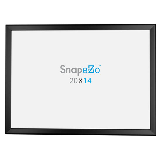 14x20 Black SnapeZo® Snap Frame - 1.25" Profile