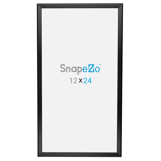 12x24 Black SnapeZo® Snap Frame - 1.25" Profile
