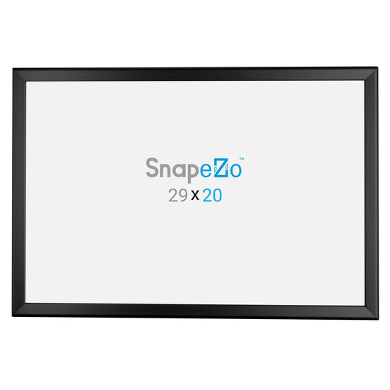 20x29 Black SnapeZo® Snap Frame - 1.25" Profile