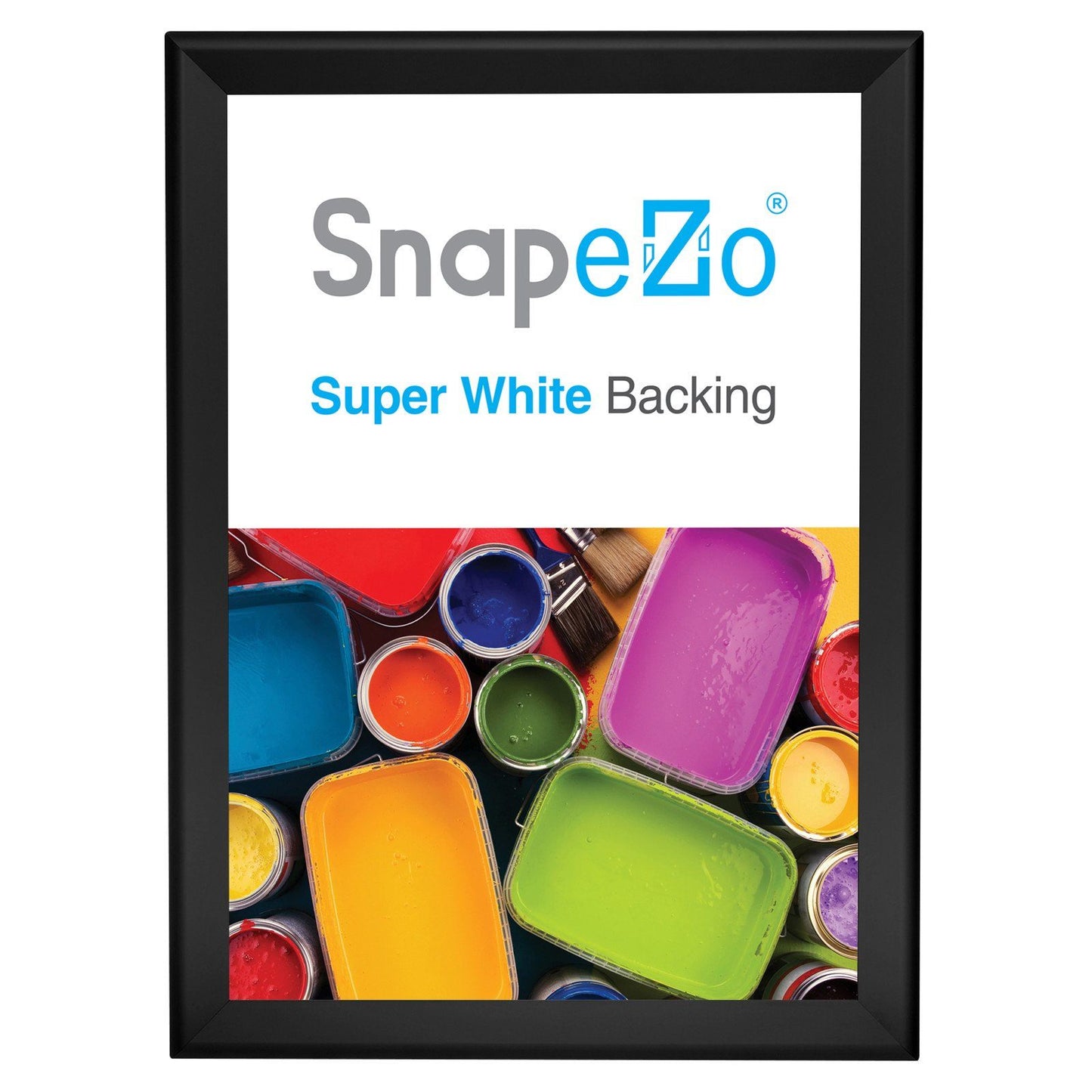 33x47 Black SnapeZo® Snap Frame - 1.7" Profile
