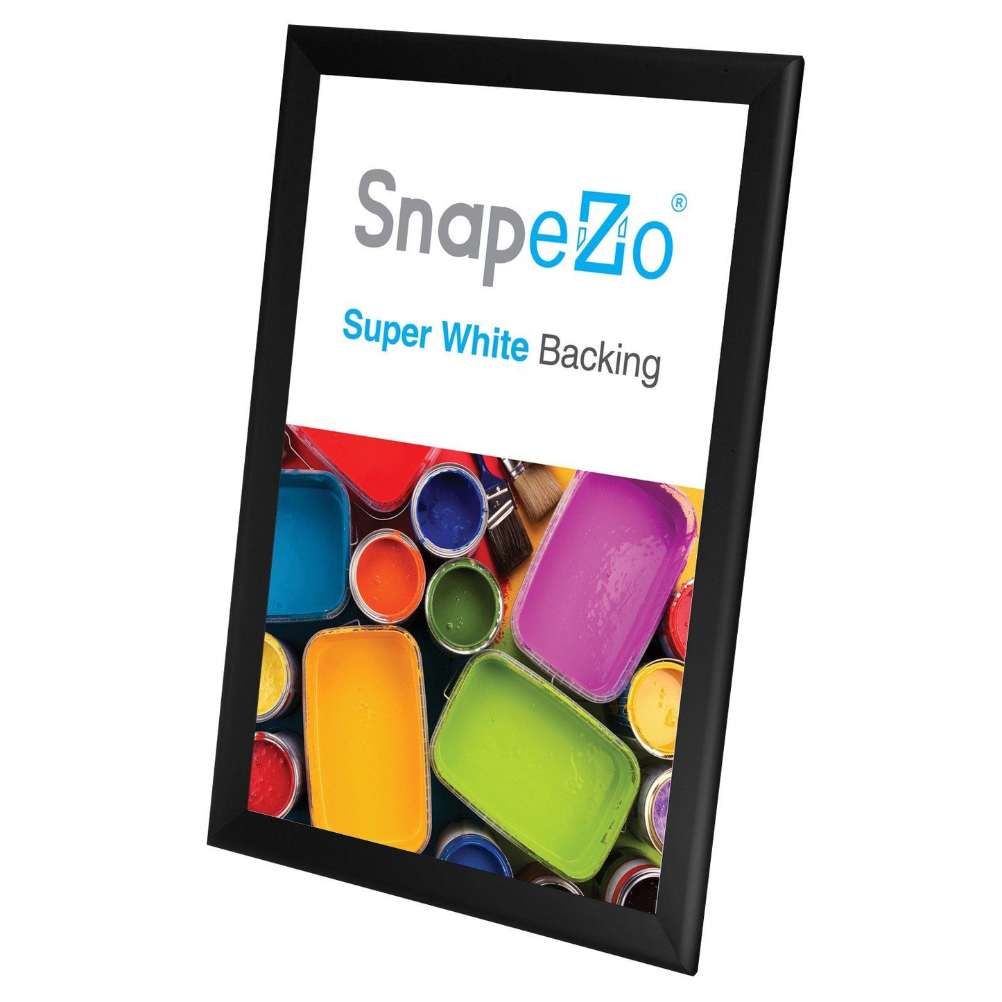 11x17 Black SnapeZo® Snap Frame - 1.7 Inch Profile