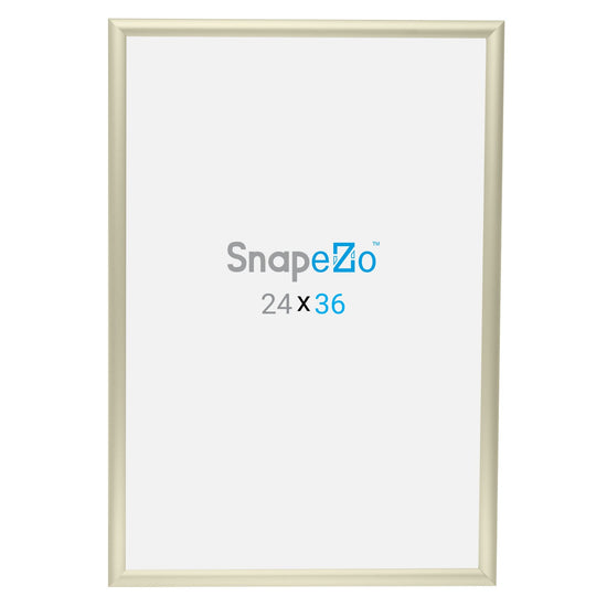 24x36 Cream SnapeZo® Snap Frame - 1" Profile