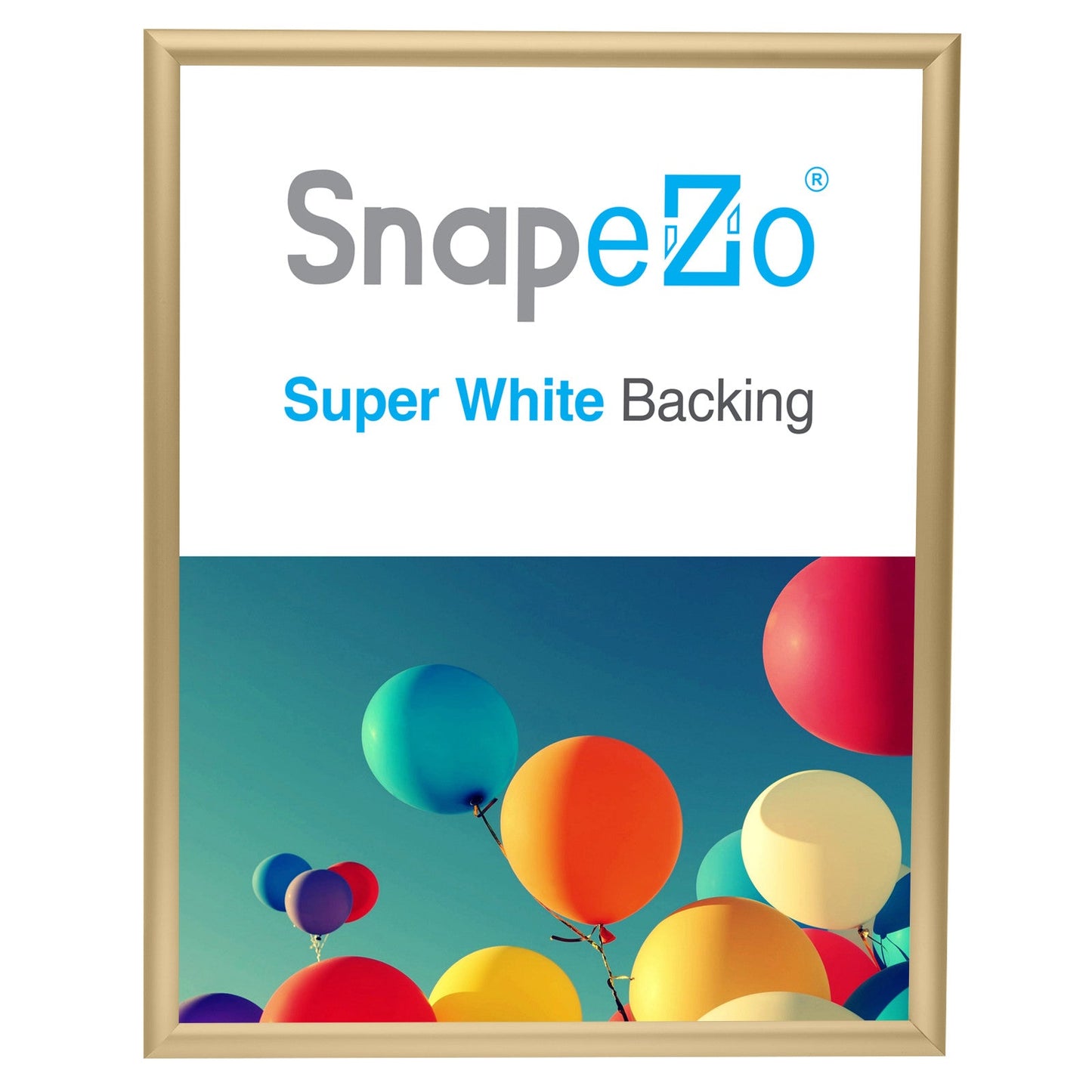 Load image into Gallery viewer, 24x30 Gold SnapeZo® Snap Frame - 1&amp;quot; Profile
